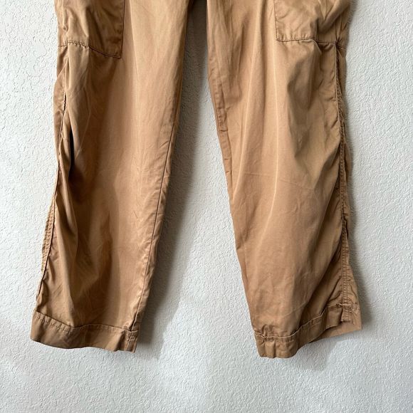 KOTN Womens High-Rise Cargo Pocket Pants in Khaki Tan Sz 12 W7308 - Picture 4 of 11